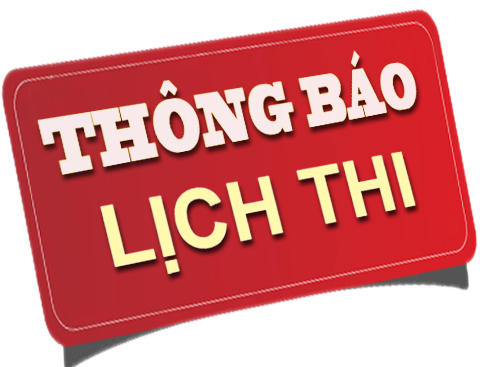 Dự kiến lịch thi kì 1 khóa 19 (2015 - 2016)