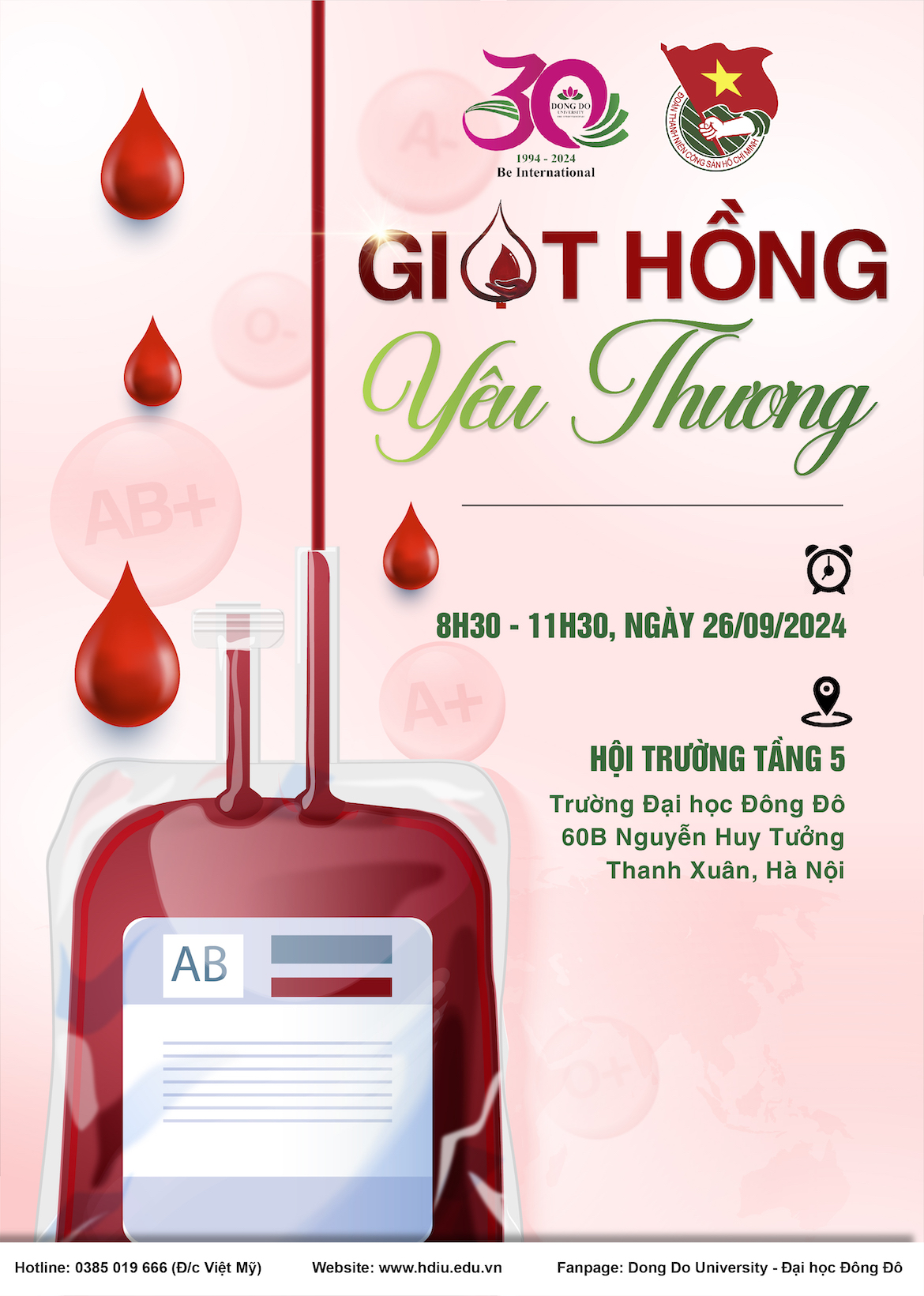 Giọt hồng yêu thương - Một giọt máu cho đi, một cuộc đời ở lại