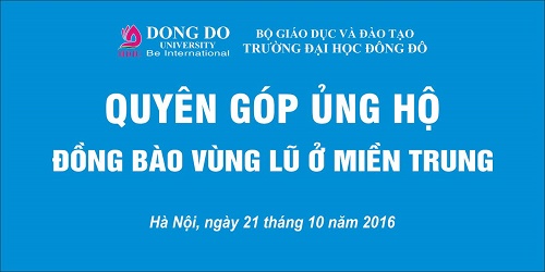 Lễ phát động quyên góp ủng hộ đồng bào vùng lũ miền Trung