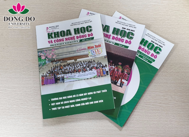 Tạp chí Khoa học và Công nghệ Đông Đô được tính điểm năm 2019