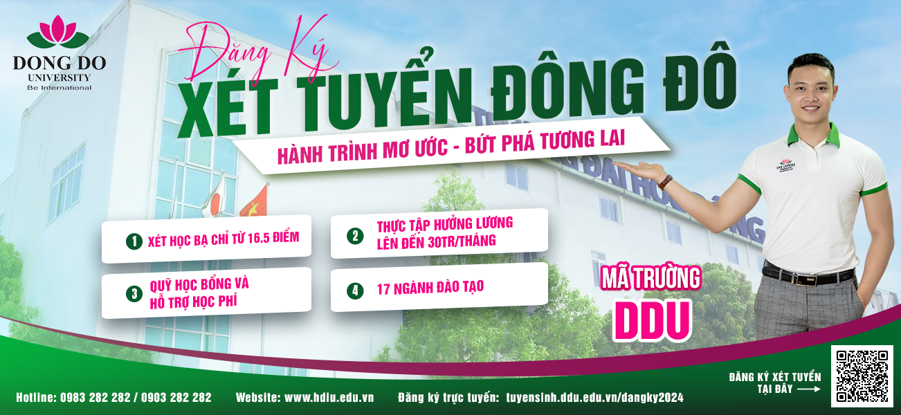 Thông báo Tuyển sinh Đại học Chính quy năm 2024