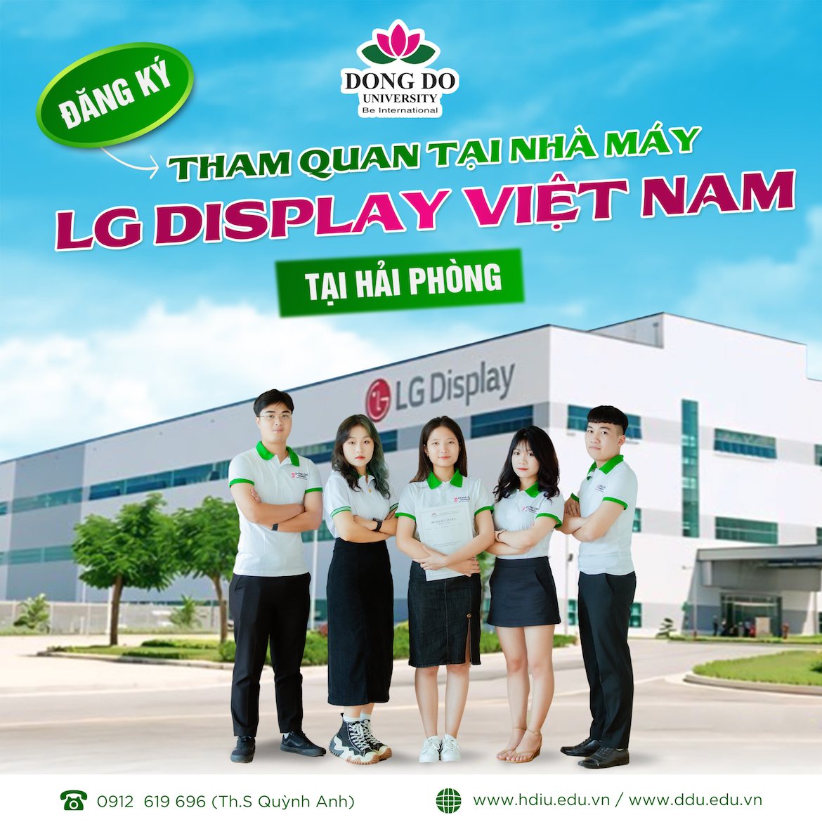 Tổ chức tham quan tại Công ty TNHH LG Display Việt Nam Hải Phòng