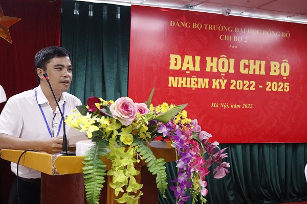 Tổ chức thành công Đại hội điểm Chi bộ 2 nhiệm kỳ 2022 - 2025