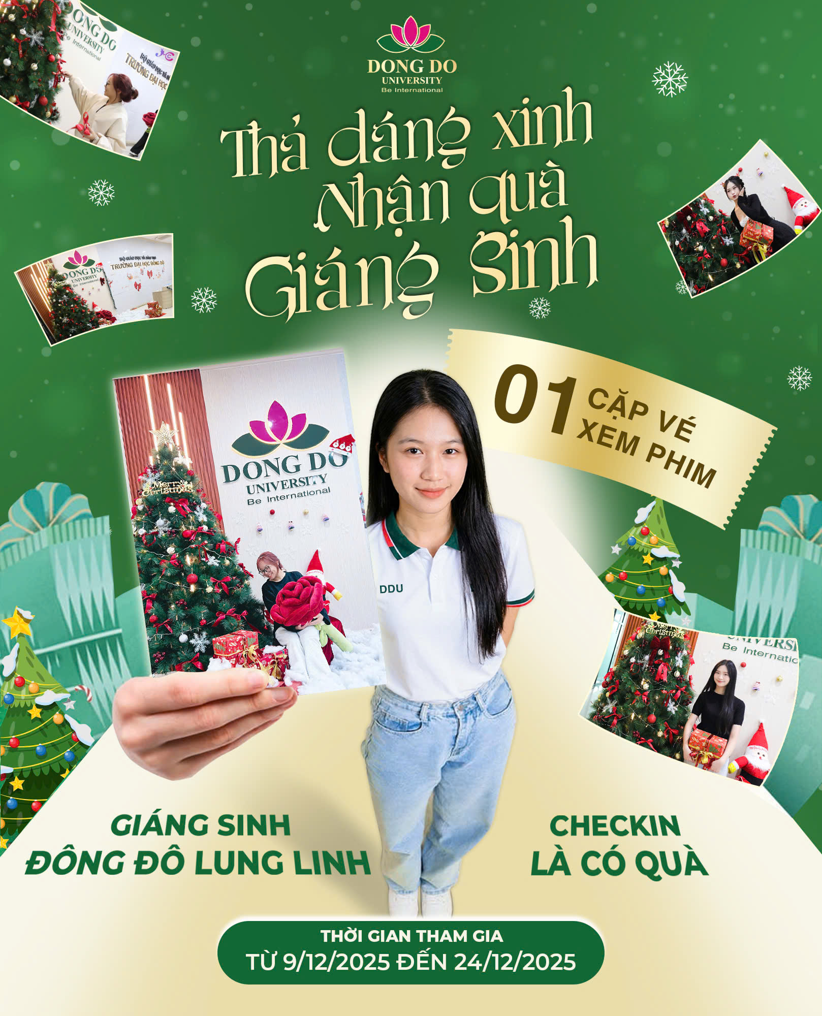 Dong Do Christmas Moment: Thả dáng xinh - Nhận quà Giáng Sinh