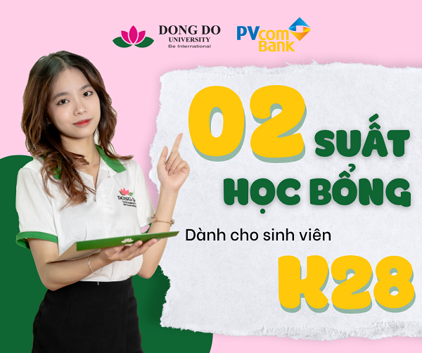 PVcombank trao tặng các suất học bổng giá trị cho tân sinh viên Trường ĐH Đông Đô