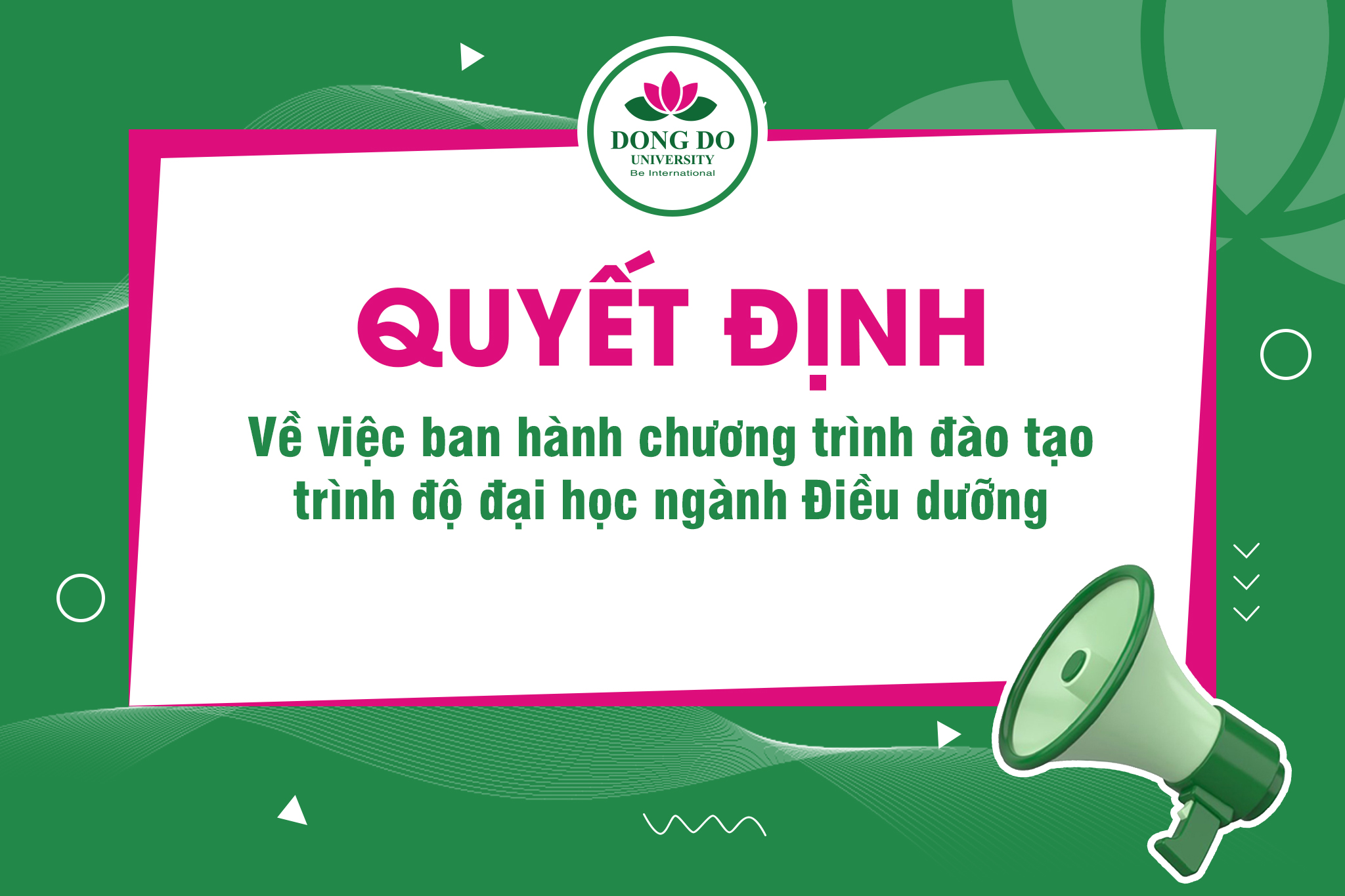 QĐ số 127 ngày 23/02/2023 về việc ban hành Chương trình đào tạo trình độ đại học ngành Điều dưỡng