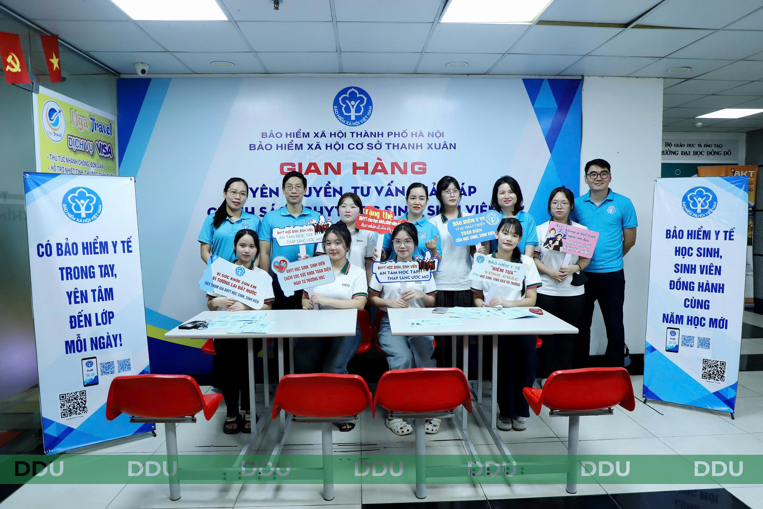 Trường Đại học Đông Đô đồng hành cùng sinh viên trong công tác tư vấn Bảo hiểm Y tế học sinh, sinh viên năm 2025
